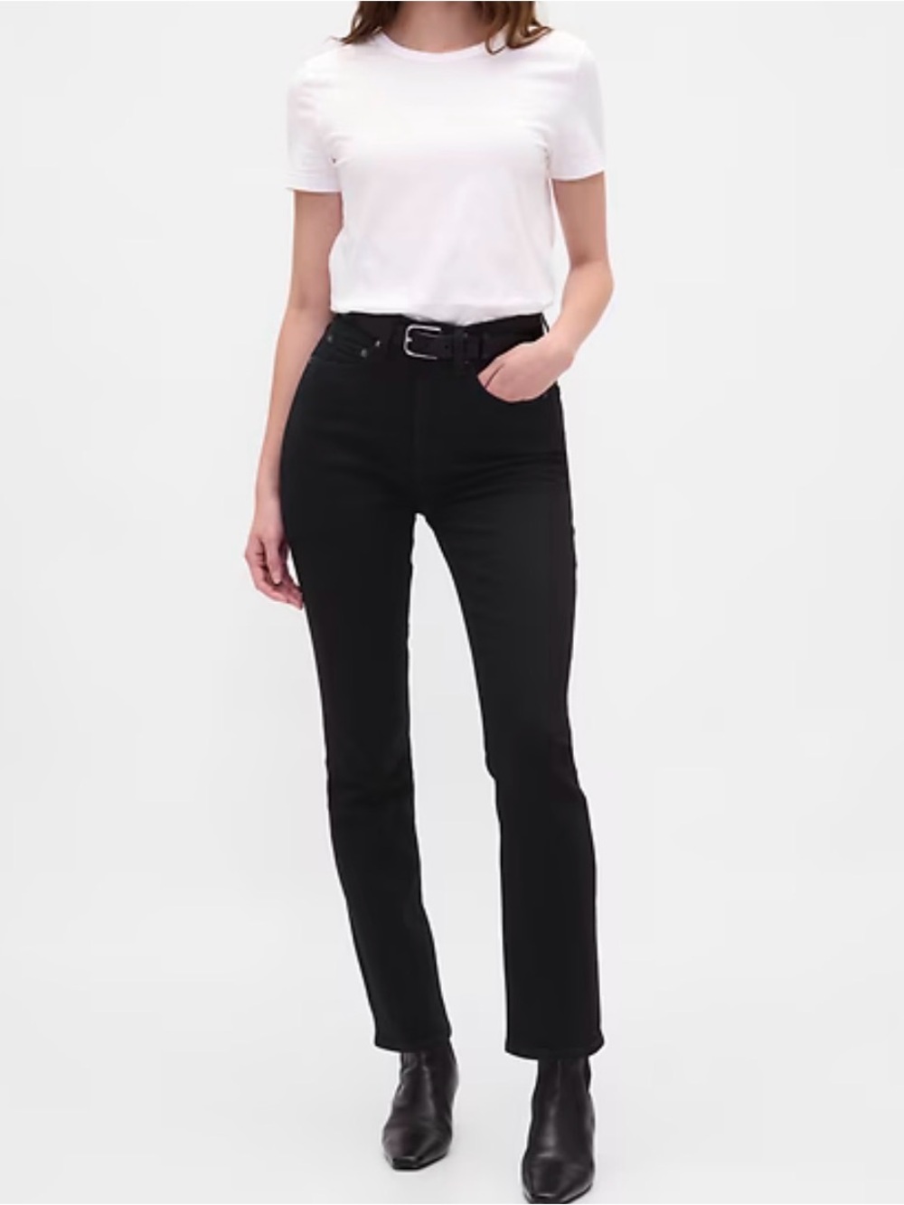 GAP High Rise Vintage Slim Black Stretch Jeans Size 10/30